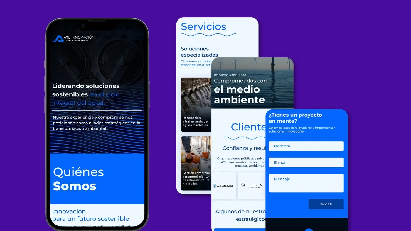 Versión móvil y arquitectura por tipo de solución